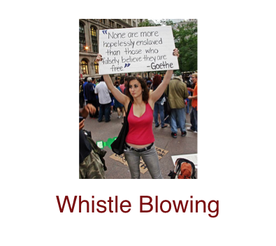 whistle-blowing